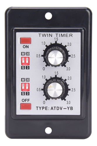 Knob Control Time Relay On Off Twin Timer Atdv Yb Ac110v