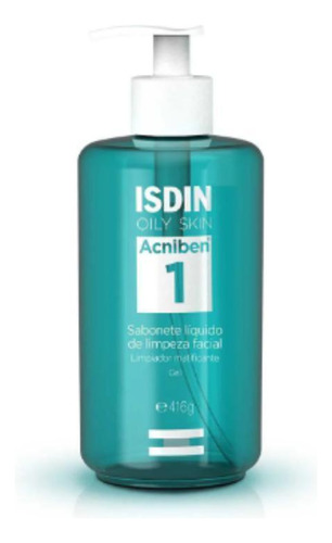 Sabonete Líquido Facial Acniben Isdin Oily Skin 416g