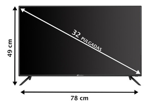 Smart Tv Sansui De 32 Pulgadas Pantalla Led Hd Linux Netflix