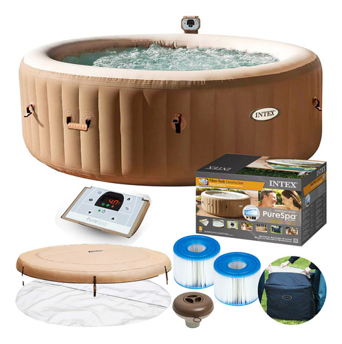 Intex Pure Spa Bañera Hidromasaje 4 Personas Inflable El Rey