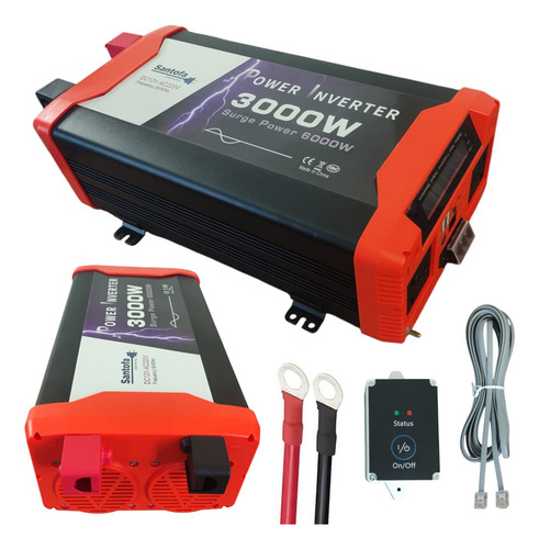 Inversor De Corriente 12va220v 3000w 2usb 2sockets Onda Pura