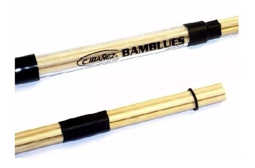 Imagem 1 de 3 de Baqueta Acústica Em Bambu Bamblues C. Ibanez Para Blues Par