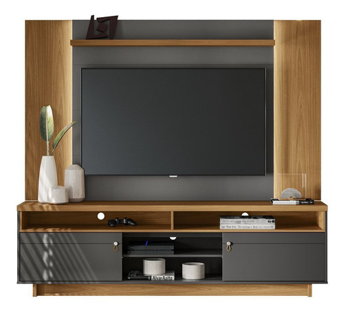 Rack Araçatuba Com Painel Aurora Para Tv Até 60 Polegadas