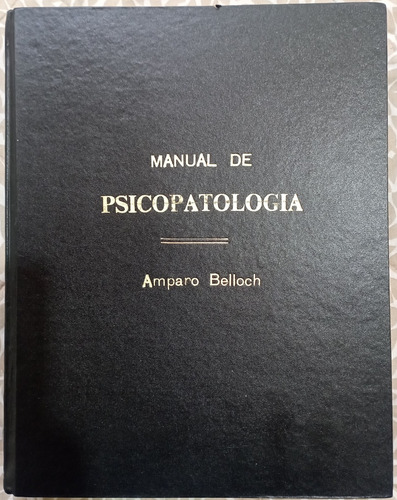 Manual De Psicopatologia Vol. 1 