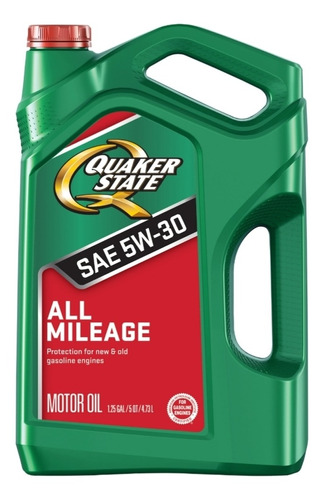 Aceite De Motor  Semisintetico 5w30 Quarker State 4.73l