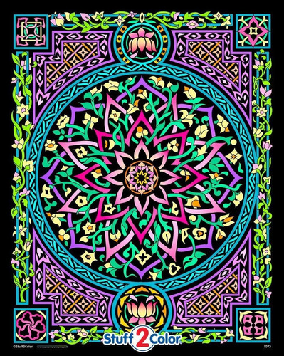 Hoja Para Colorear Con Diseño De Mandala Para La Relajacion