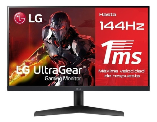 Monitor Gamer LG Ultragear 24gn60r Lcd 23.8  Negro 100v/240v