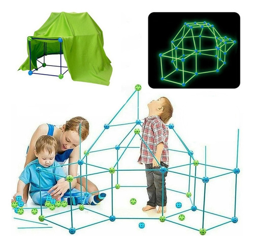 Kit Juguetes Construcción Carpa Para Niños, 175 Pie