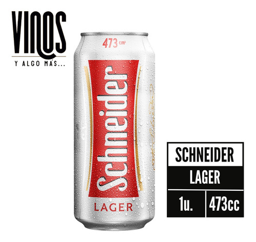 Cerveza Schneider - Lata 473cc