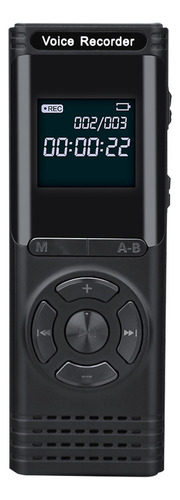 Gravador Ativado Por Voz De 8 Gb E Reprodutor De Mp3 Com Ent