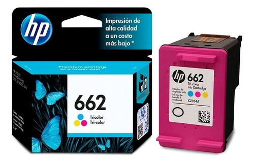 Cartucho De Tinta Hp Cz104al Color Negro/tricolor De 2 Ml