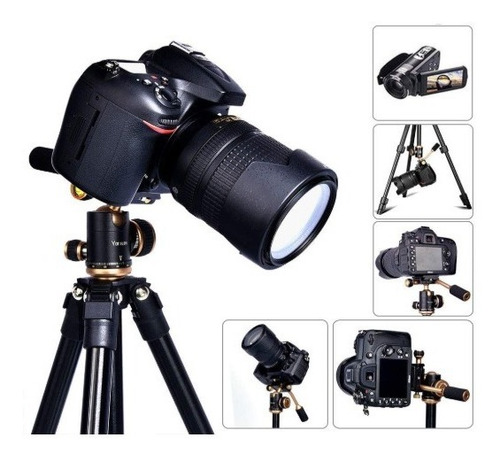 Trípode Para Camara Profesional Rótula De 360° Resiste 7kgs