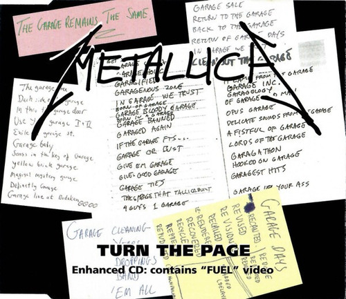 Cd Single Metallica Turne The Page (video) -importado