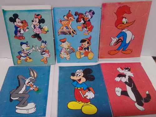 Rompecabezas De Cartón Disney, Looney Tunes Pájaro Loco 80s 