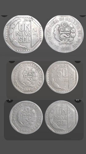 Moneda 1 Nuevo Sol Perú 1991