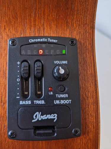 Imagen 6 de 7 de Ukelele Soprano Electroacustico Ibanez Uks10 Con Funda