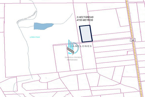 Venta Chacra Ruta 11 Km. 152. 3 Hás. 4735m