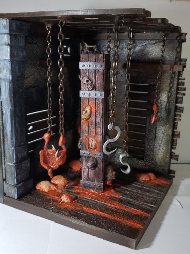 Hellraiser Maqueta Diorama Para Escala Neca O Similares