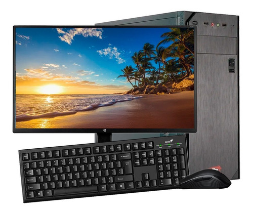 Imagen 1 de 5 de Computadora Completa Pc X2 4gb Ssd120 Monitor +impresora W10