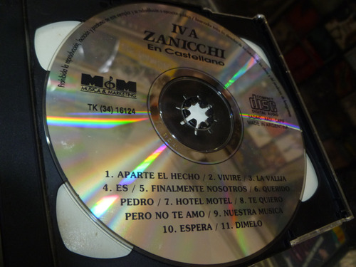 Iva Zanicchi - En Castellano - Cd - 1533 - Estándar (Usado)