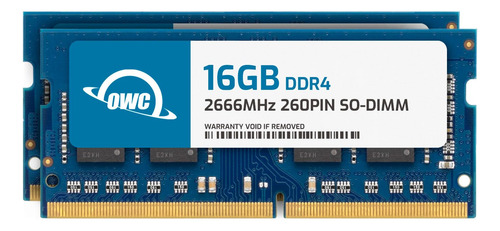Owc 32gb (2x16gb) Ddr4 2666mhz Pc4-21300 Cl19 2rx8 So-dimm