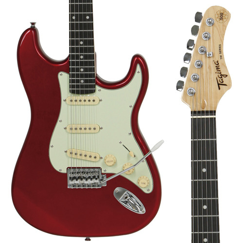 Guitarra Elétrica Tagima Tg 500 Stratocaster Candy Apple