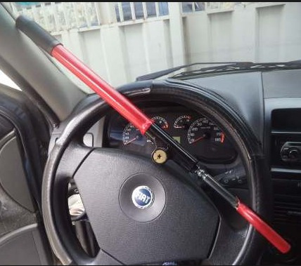 Baston Seguridad Candado Volante Antirrobo Auto Camioneta