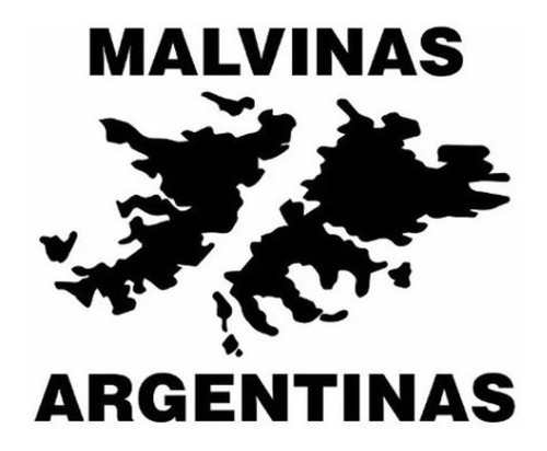 Calco Islas Malvinas Argentinas Plotter Vinilo Sticker Auto