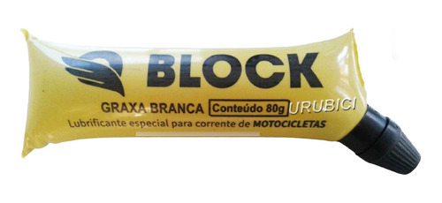 Grasa Blanca Block  .  80 Grs. Para Cadena Moto, Bicicleta.