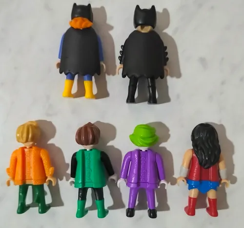 12 Figuras Super Heroes Dc Playmobil Huevo Kinder Sorpresa | MercadoLibre