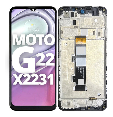 Modulo Pantalla Display Para Moto G22 Xt2231 Motorola Touch