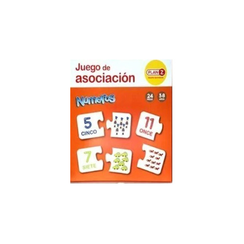 Puzzle Asociación 12 Rompecabezas D 2 Ps Números Didactikids