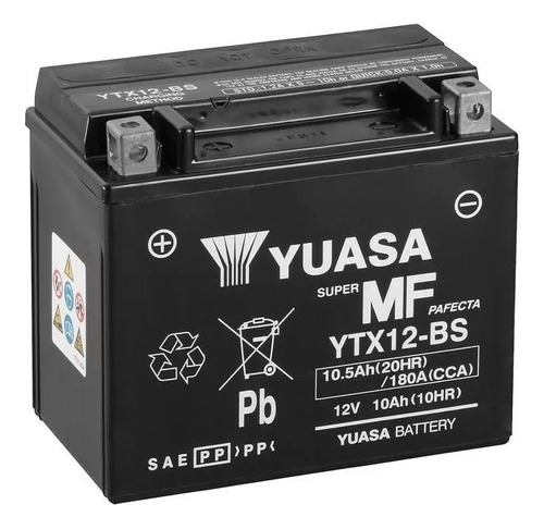 Bateria Yuasa Ytx12 Bs Gel Sellada Suzuki V Strom 650 Rpm925