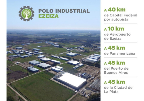 Excelente Lote 6000 En El Polo Industrial Ezeiza Con Mov De Suelo Realizado !
