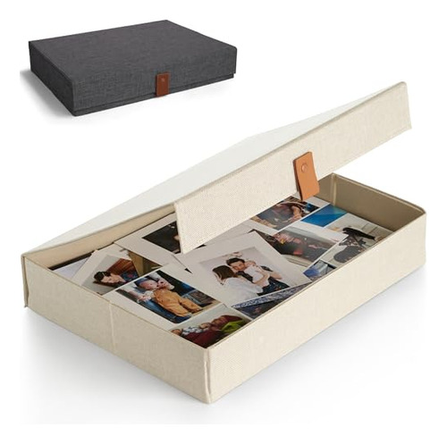 Zicoto Caja Decorativa Para Guardar Fotografías Con Tapa: U