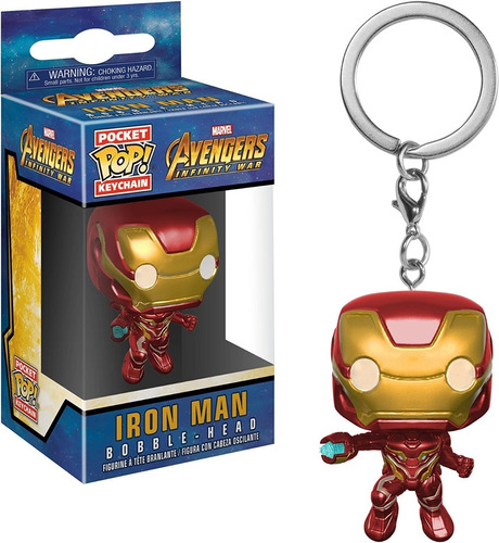 Avengers Infinity War Iron Man Pocket Pop! Key Chain Llavero