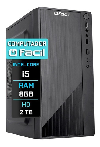 Computador Fácil B75m Intel I5 2400s 8gb Hd 2tb 