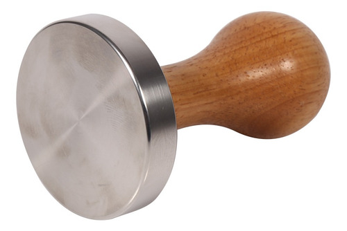 58 Mm Tamper 1pc Mango De Madera Acero Inoxidable Espresso