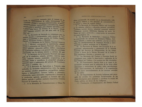 Gabino Fraga - Derecho Administrativo 3aed 1944 (Usado)