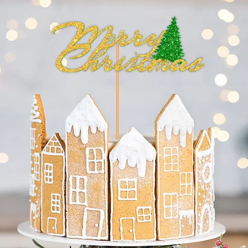 Decoración Duradera Para Tartas De Navidad, Mesa De Postres