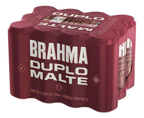 Brahma Duplo Malte Cerveja 350ml 12 Latas