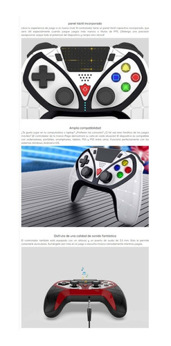 Joystick Gamepad Bluetooth P4 P3 Pc Android Ios Ipega 4012c