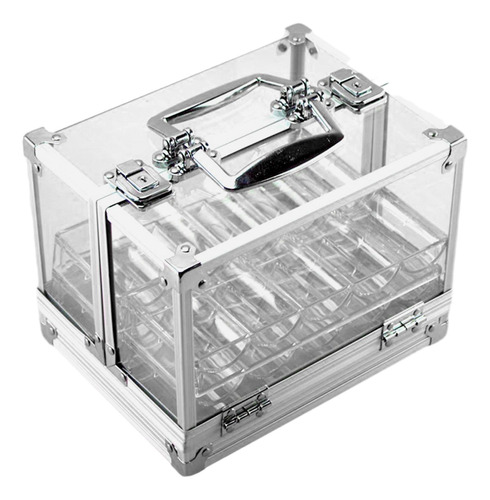 Estuche Transparente Para Chips, Soporte Para 600 Chips,