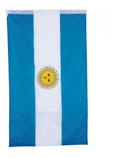 Bandera Argentina Grande De Tela 90 X 150 Cm Con Sol