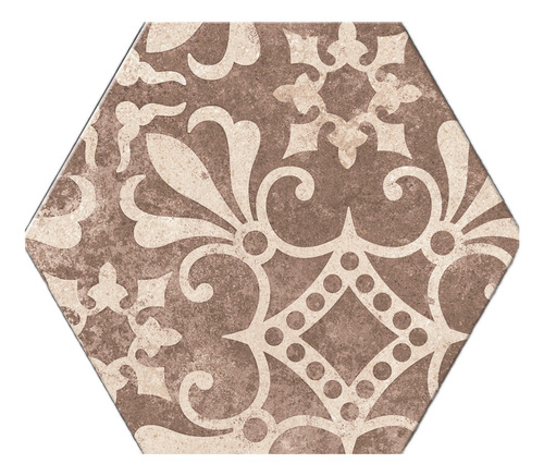 Revestimiento Ceramico Hexagonal 20x23 Versalles Beige Mix