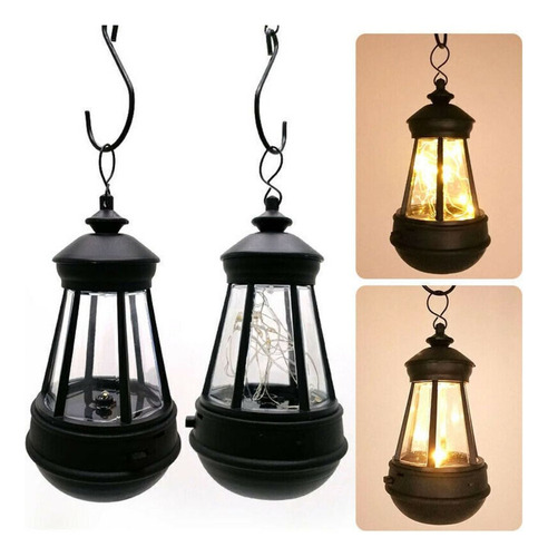 Farol Solar Colgante Con Luz Led Para Patio, Jardín, Decorac
