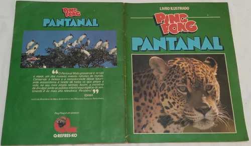 Album de Figurinhas Chiclete Ping Pong Pantanal Completo 1990