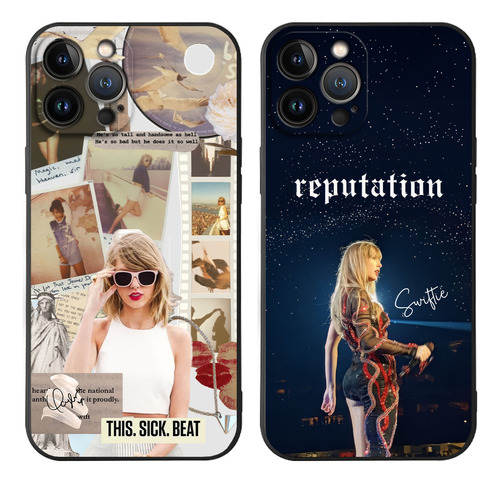 2pcs Taylor Swift Funda Para iPhone 1989 Reputation Ts001