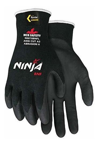 Guantes De Trabajo - Mcr Safety N9878bnfm Memphis Ninja Cut 