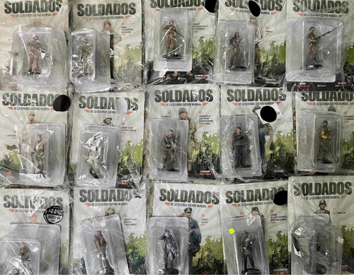 Colección Soldados De La Segunda Guerra Mundial Pack X16